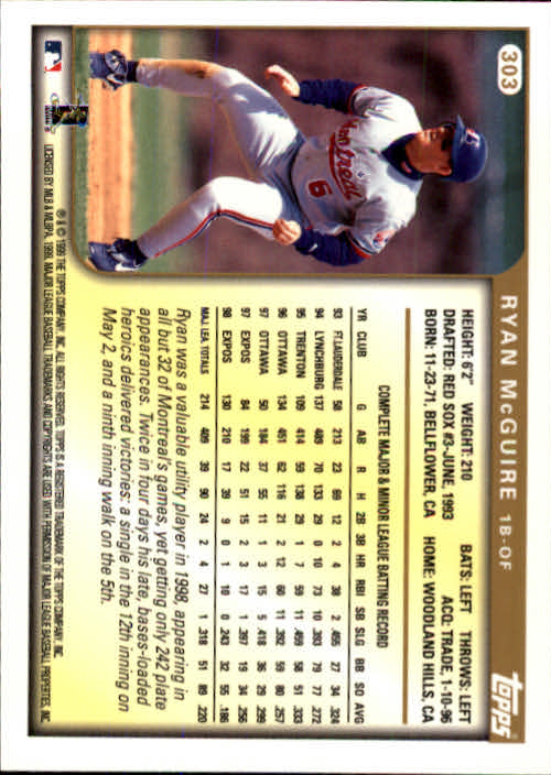 A2037- 1999 Topps Baseball Cards 253-463 +Inserts -You Pick- 15+ FREE US SHIP - Picture 99 of 399