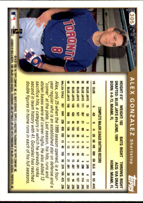 A2037- 1999 Topps Baseball Cards 253-463 +Inserts -You Pick- 15+ FREE US SHIP - Picture 103 of 399