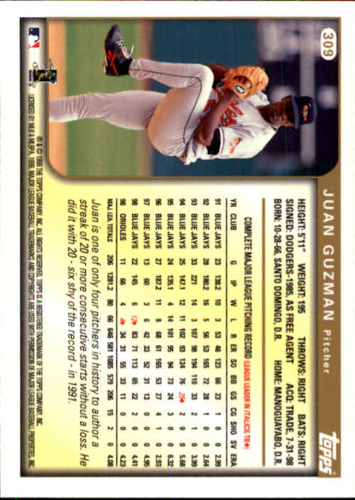 A2037- 1999 Topps Baseball Cards 253-463 +Inserts -You Pick- 15+ FREE US SHIP - Picture 111 of 399