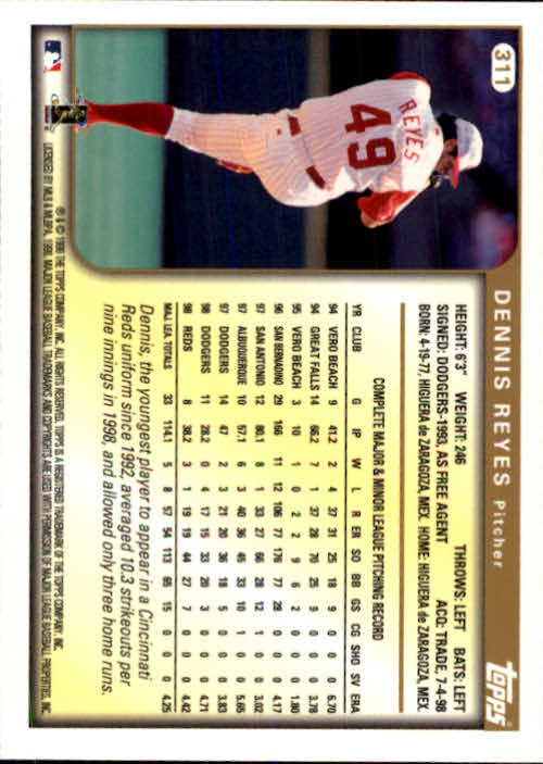 A2037- 1999 Topps Baseball Cards 253-463 +Inserts -You Pick- 15+ FREE US SHIP - Picture 115 of 399