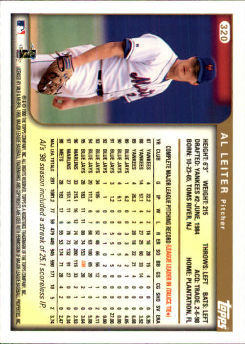 A2037- 1999 Topps Baseball Cards 253-463 +Inserts -You Pick- 15+ FREE US SHIP - Picture 133 of 399