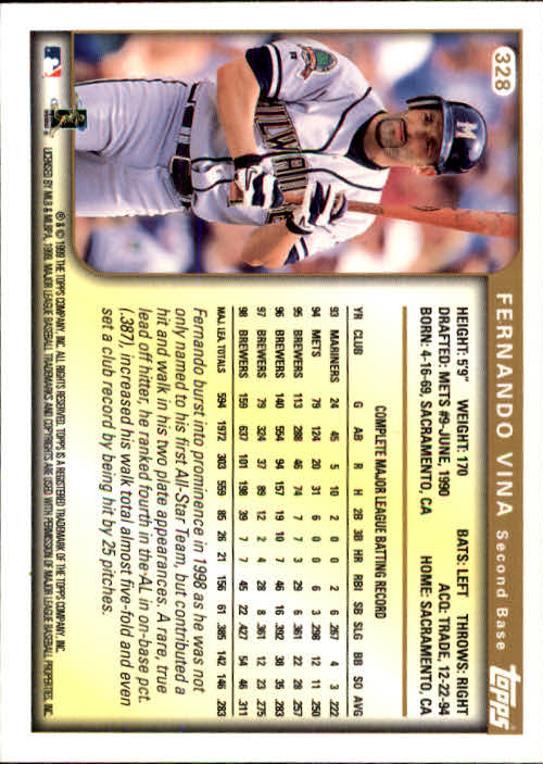 A2037- 1999 Topps Baseball Cards 253-463 +Inserts -You Pick- 15+ FREE US SHIP - Picture 149 of 399