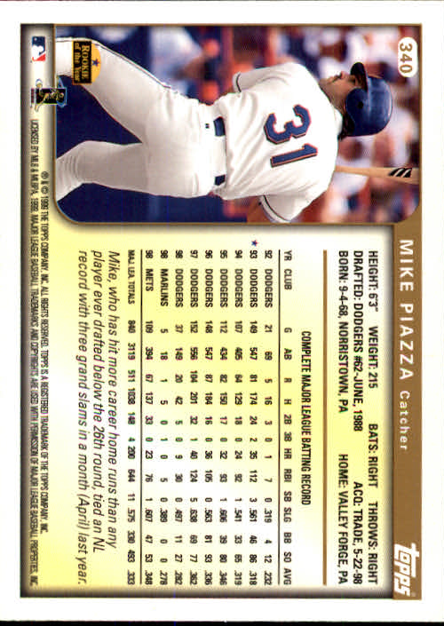 A2037- 1999 Topps Baseball Cards 253-463 +Inserts -You Pick- 15+ FREE US SHIP - Picture 173 of 399