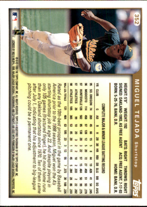 A2037- 1999 Topps Baseball Cards 253-463 +Inserts -You Pick- 15+ FREE US SHIP - Picture 195 of 399