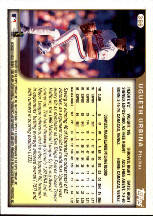 A2037- 1999 Topps Baseball Cards 253-463 +Inserts -You Pick- 15+ FREE US SHIP - Picture 223 of 399