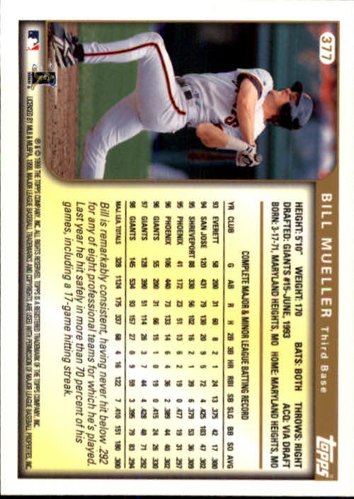 A2037- 1999 Topps Baseball Cards 253-463 +Inserts -You Pick- 15+ FREE US SHIP - Picture 243 of 399
