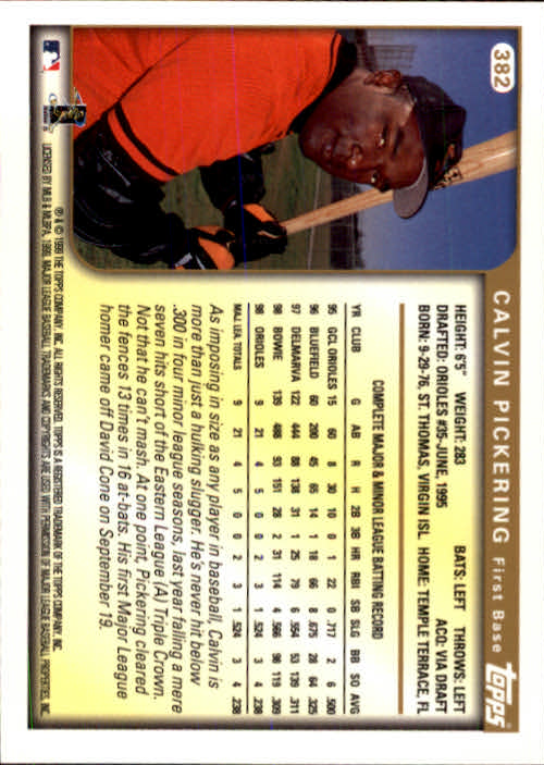 A2037- 1999 Topps Baseball Cards 253-463 +Inserts -You Pick- 15+ FREE US SHIP - Picture 253 of 399