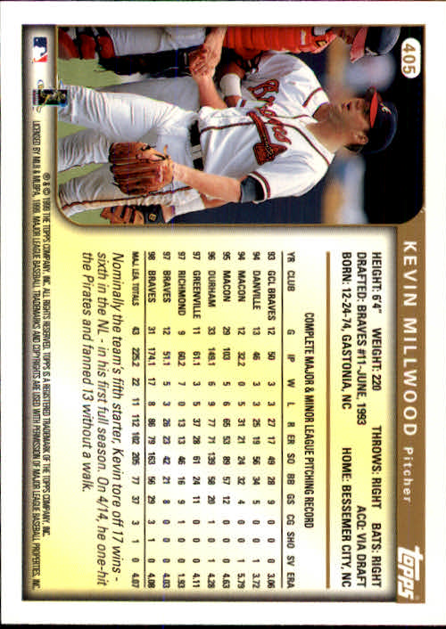 1999 Topps Baseball Card Pick (Base) 275-463 - Picture 247 of 355