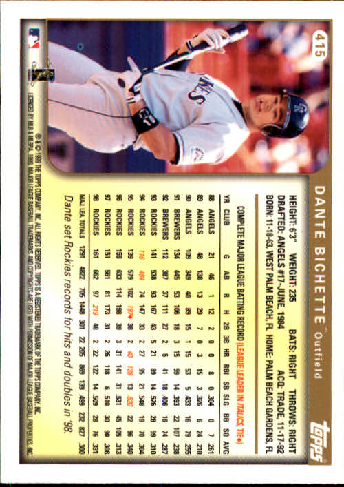 A2037- 1999 Topps Baseball Cards 253-463 +Inserts -You Pick- 15+ FREE US SHIP - Picture 319 of 399