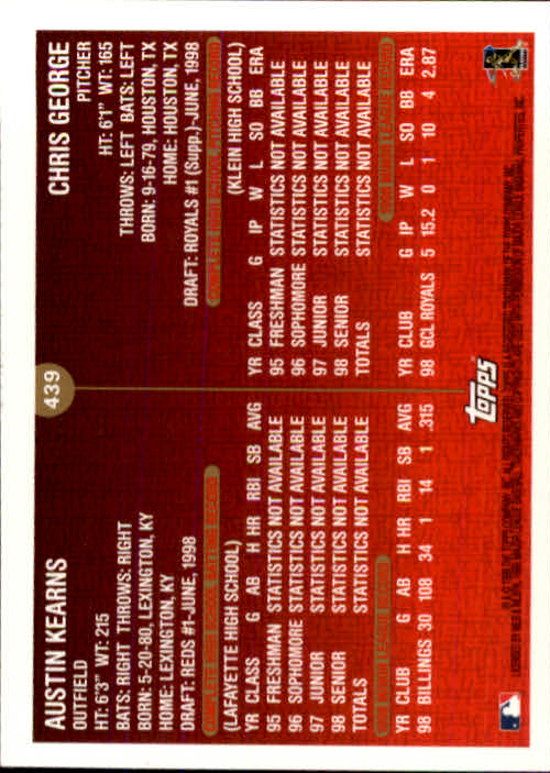 A2037- 1999 Topps Baseball Cards 253-463 +Inserts -You Pick- 15+ FREE US SHIP - Picture 348 of 399