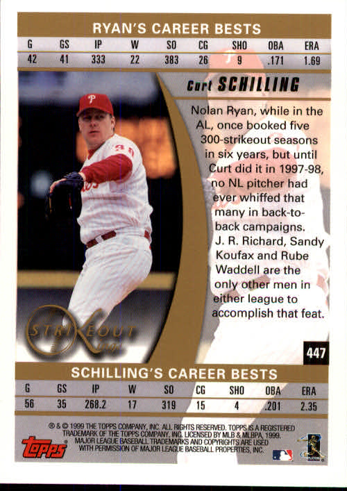 A2037- 1999 Topps Baseball Cards 253-463 +Inserts -You Pick- 15+ FREE US SHIP - Picture 364 of 399