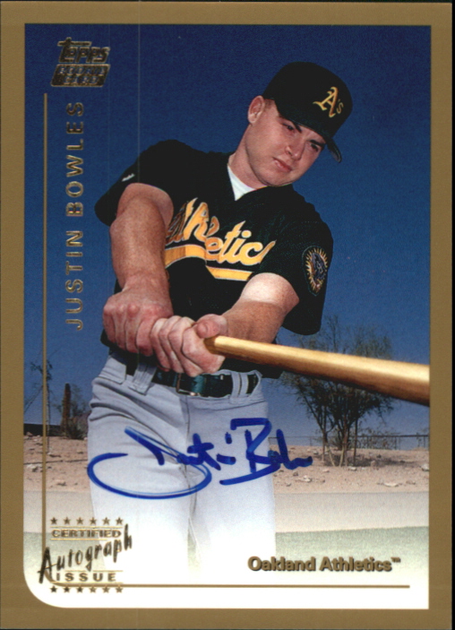 1999 Topps Traded Autographs #T7 Justin Bowles