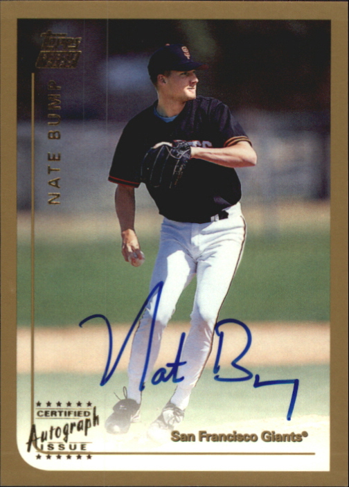 1999 Topps Traded Autographs #T28 Nate Bump