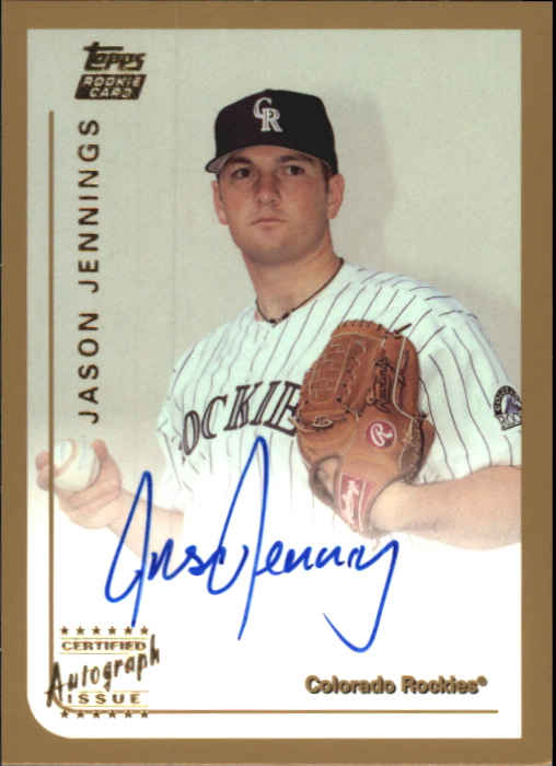 1999 Topps Traded Autographs #T70 Jason Jennings