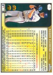 1999 Topps Chrome #1 Roger Clemens back image