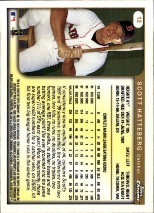 A1786- 1999 Topps Chrome BB Cards 1-262 +Rookies -You Pick- 15+ FREE US SHIP - Picture 20 of 431