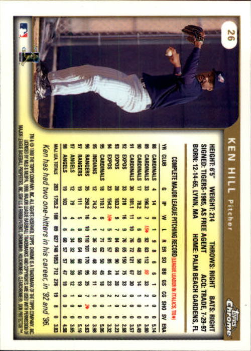 A1786- 1999 Topps Chrome BB Cards 1-262 +Rookies -You Pick- 15+ FREE US SHIP - Picture 40 of 431