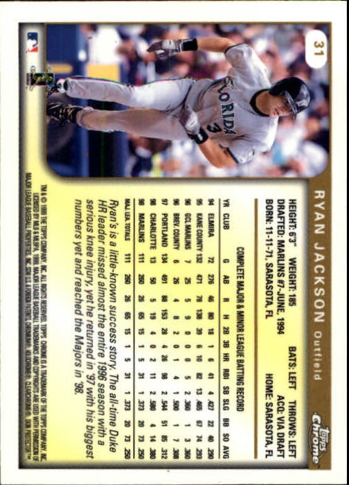 A1786- 1999 Topps Chrome BB Cards 1-262 +Rookies -You Pick- 15+ FREE US SHIP - Picture 50 of 431