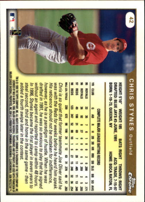 A1786- 1999 Topps Chrome BB Cards 1-262 +Rookies -You Pick- 15+ FREE US SHIP - Picture 66 of 431