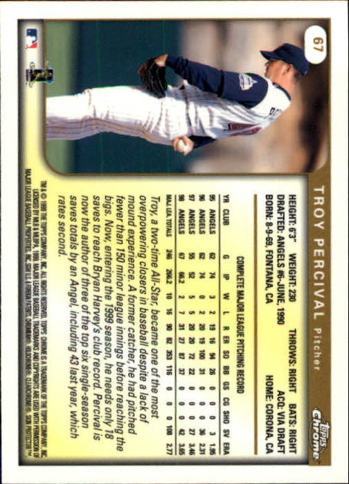 A1786- 1999 Topps Chrome BB Cards 1-262 +Rookies -You Pick- 15+ FREE US SHIP - Picture 109 of 431