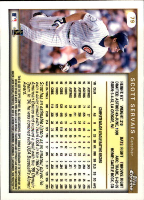 A1786- 1999 Topps Chrome BB Cards 1-262 +Rookies -You Pick- 15+ FREE US SHIP - Picture 129 of 431