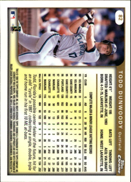 A1786- 1999 Topps Chrome BB Cards 1-262 +Rookies -You Pick- 15+ FREE US SHIP - Picture 135 of 431