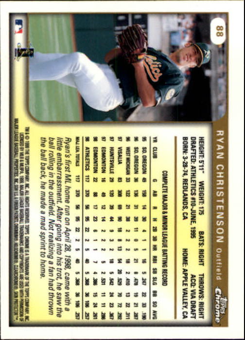 A1786- 1999 Topps Chrome BB Cards 1-262 +Rookies -You Pick- 15+ FREE US SHIP - Picture 145 of 431