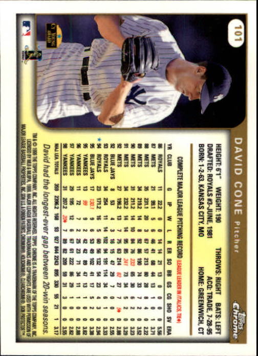 A1786- 1999 Topps Chrome BB Cards 1-262 +Rookies -You Pick- 15+ FREE US SHIP - Picture 167 of 431