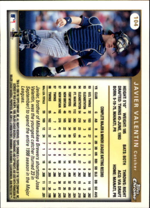 A1786- 1999 Topps Chrome BB Cards 1-262 +Rookies -You Pick- 15+ FREE US SHIP - Picture 173 of 431