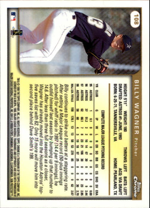 A1786- 1999 Topps Chrome BB Cards 1-262 +Rookies -You Pick- 15+ FREE US SHIP - Picture 179 of 431