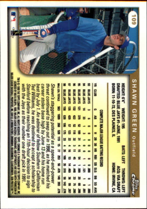A1786- 1999 Topps Chrome BB Cards 1-262 +Rookies -You Pick- 15+ FREE US SHIP - Picture 181 of 431