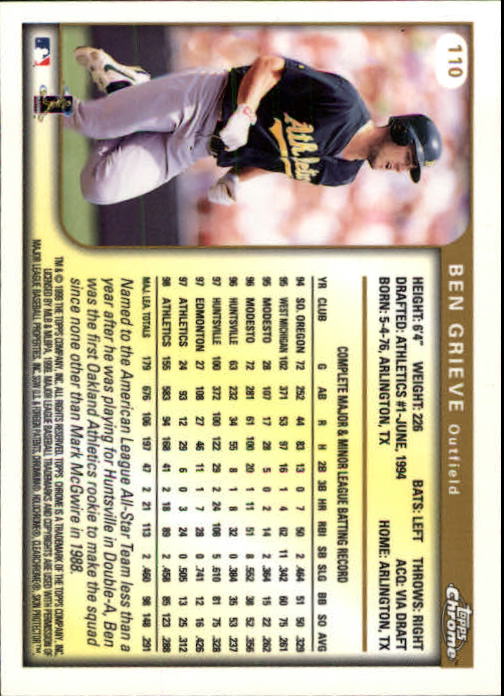 A1786- 1999 Topps Chrome BB Cards 1-262 +Rookies -You Pick- 15+ FREE US SHIP - Picture 183 of 431