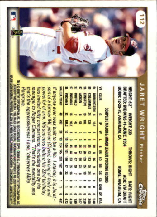 A1786- 1999 Topps Chrome BB Cards 1-262 +Rookies -You Pick- 15+ FREE US SHIP - Picture 187 of 431