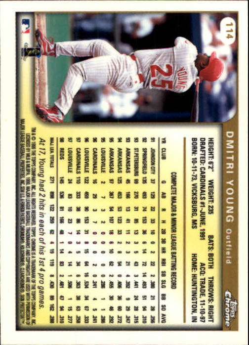 A1786- 1999 Topps Chrome BB Cards 1-262 +Rookies -You Pick- 15+ FREE US SHIP - Picture 191 of 431