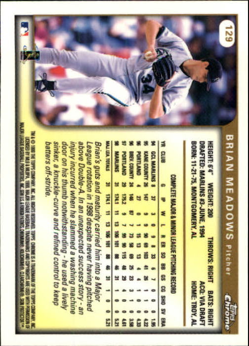A1786- 1999 Topps Chrome BB Cards 1-262 +Rookies -You Pick- 15+ FREE US SHIP - Picture 219 of 431