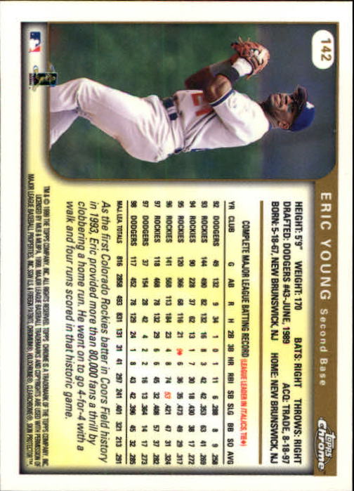 A1786- 1999 Topps Chrome BB Cards 1-262 +Rookies -You Pick- 15+ FREE US SHIP - Picture 243 of 431