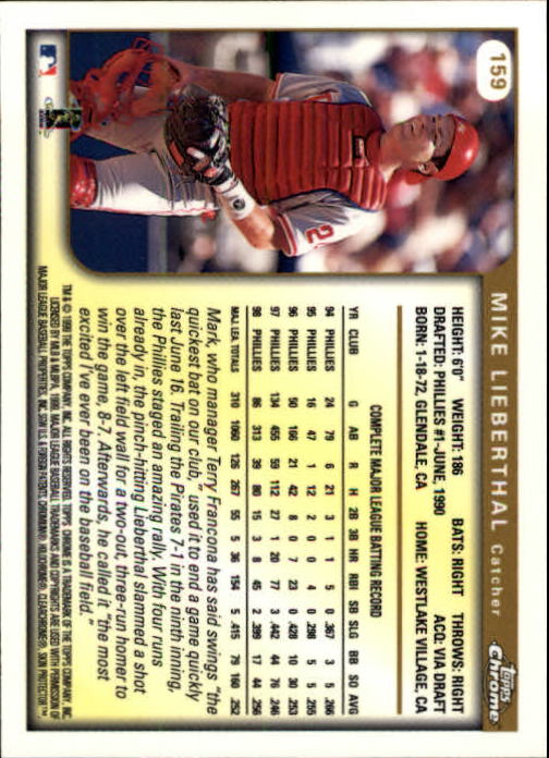 A1786- 1999 Topps Chrome BB Cards 1-262 +Rookies -You Pick- 15+ FREE US SHIP - Picture 273 of 431