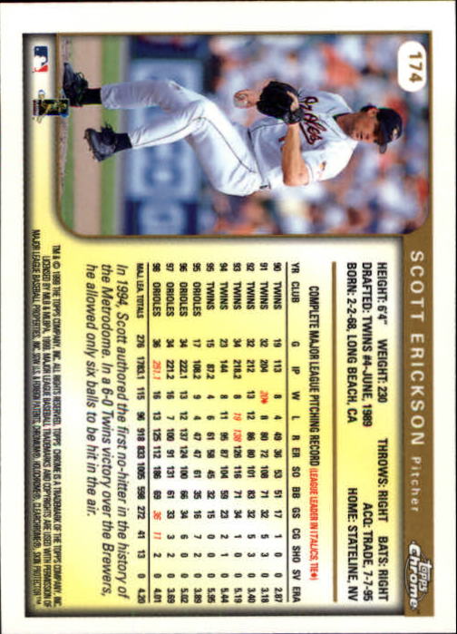 A1786- 1999 Topps Chrome BB Cards 1-262 +Rookies -You Pick- 15+ FREE US SHIP - Picture 299 of 431