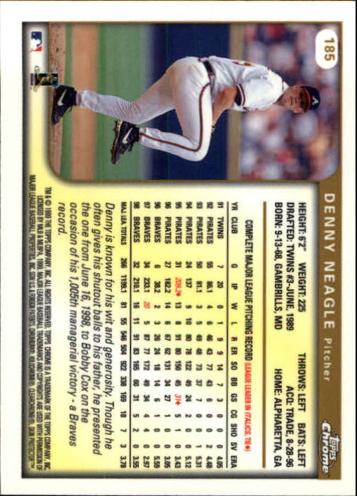 A1786- 1999 Topps Chrome BB Cards 1-262 +Rookies -You Pick- 15+ FREE US SHIP - Picture 319 of 431