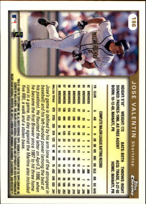A1786- 1999 Topps Chrome BB Cards 1-262 +Rookies -You Pick- 15+ FREE US SHIP - Picture 321 of 431