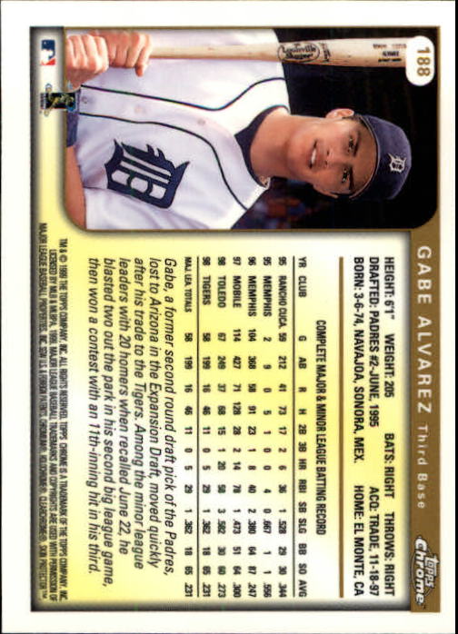A1786- 1999 Topps Chrome BB Cards 1-262 +Rookies -You Pick- 15+ FREE US SHIP - Picture 325 of 431