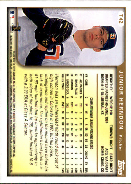 B0724- 1999 Topps Chrome Traded BB #s 1-121 +RCs -You Pick- 15+ FREE US SHIP