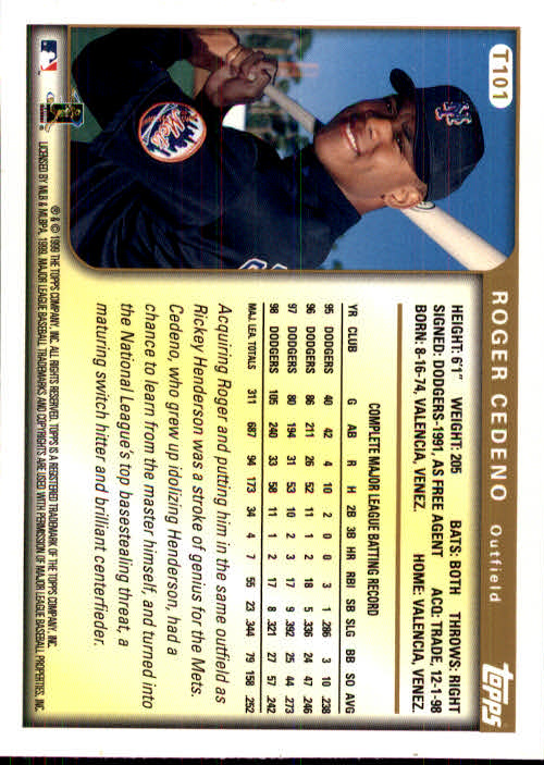 B0724- 1999 Topps Chrome Traded BB #s 1-121 +RCs -You Pick- 15+ FREE US SHIP