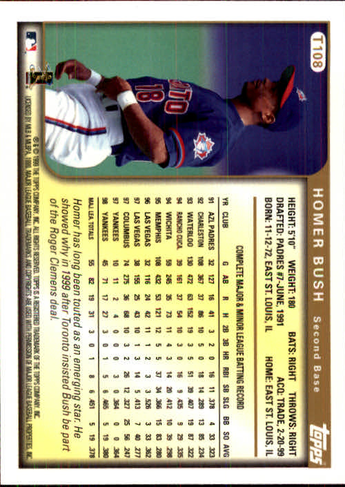 B0724- 1999 Topps Chrome Traded BB # S 1-121 + Rcs -du Pick- 15 + Gratis US - Bild 181 von 207