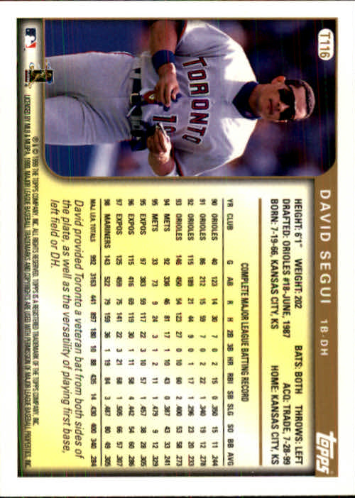 B0724- 1999 Topps Chrome Traded BB # S 1-121 + Rcs -du Pick- 15 + Gratis US - Bild 197 von 207