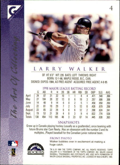 B1258- 1999 Topps Gallerie BB Karten 1-150 + Einsätze -du Pick- 15 + Kostenlose - Bild 9 von 300