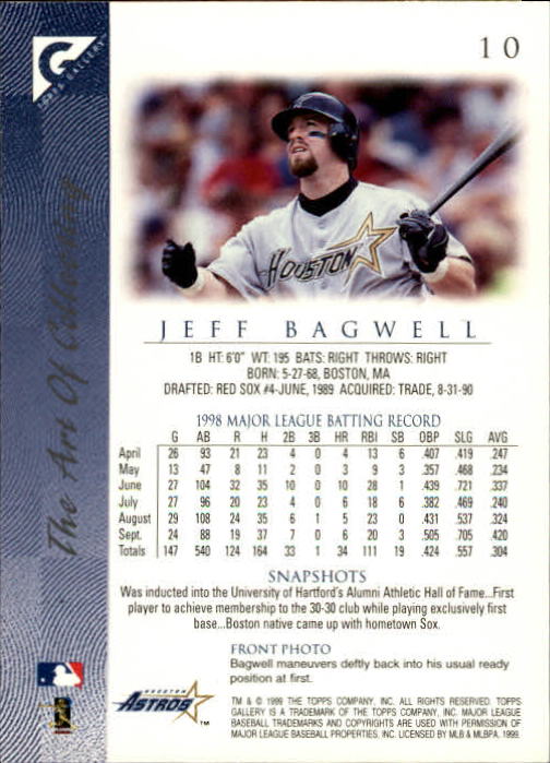 B1258- 1999 Topps Gallerie BB Karten 1-150 + Einsätze -du Pick- 15 + Kostenlose - Bild 19 von 300