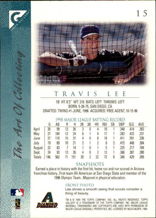 B1258- 1999 Topps Gallerie BB Karten 1-150 + Einsätze -du Pick- 15 + Kostenlose - Bild 29 von 300