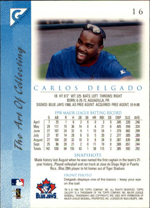 B1258- 1999 Topps Gallerie BB Karten 1-150 + Einsätze -du Pick- 15 + Kostenlose - Bild 31 von 300