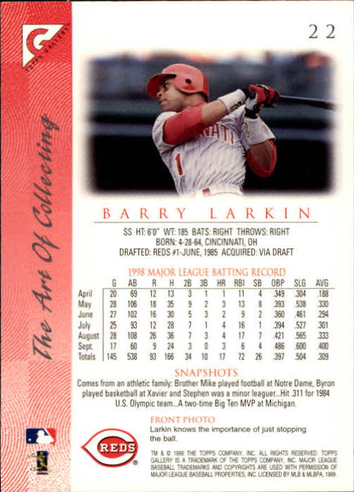 B1258- 1999 Topps Gallerie BB Karten 1-150 + Einsätze -du Pick- 15 + Kostenlose - Bild 43 von 300